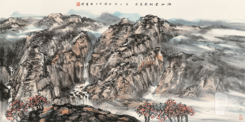 祁海峰 b.1964 烟山云树霭苍茫 - 图2